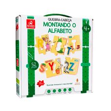 Quebra-Cabeça Montando O Alfabeto - Brincadeira de Criança
