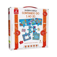 Quebra-Cabeça Contando do 1 ao 20 - Brincadeira de Criança