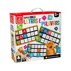 Super Bingo de Letras e Palavras - Brincadeira de Criança