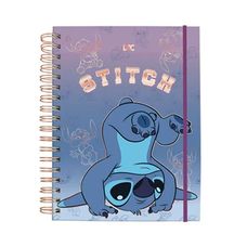 CADERNO UNIV 10X1 80FLS SMART DISNEY STITCH