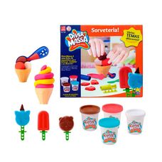 Massinha de Modelar Diver Massa Sorveteria - Divertoys