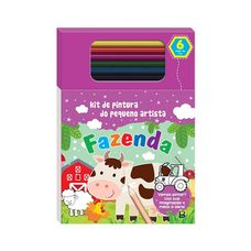 KIT DE PINTURA DO PEQUENO ARTISTA: FAZENDA