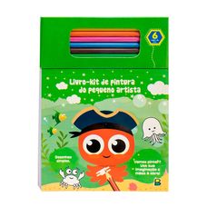 LIVRO DE PINTURA DO PEQUENO ARTISTA: VERDE