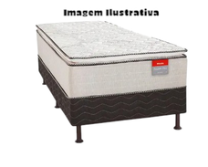 Cama Box Conjugada Solteiro Double Com Pillow para Cama Auxiliar 88x188 - Reconflex