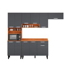 ARMARIO COZINHA VEGAS COM BALCAO CNM/GRAF C/4PCS