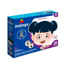 Quebra-Cabeça de Encaixe Expressões II 25 Peças - Xalingo