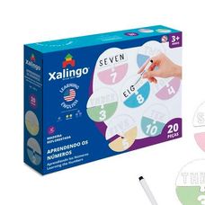 Quebra-Cabeça Aprendendo Inglês Números 20 Peças - Xalingo
