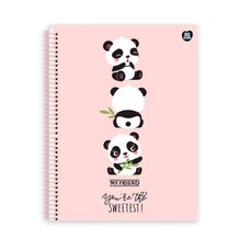 Caderno Espiral Universitário Capa Dura 1x1 My Friend 80 Folhas - São Domingos - Capas Sortidas