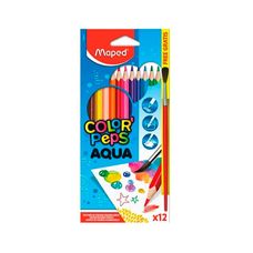 LAPIS DE COR COLOR PEPS AQUARELAVEL C/12 CORES