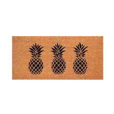 CAPACHO 70X33 FIBRA DE COCO SLIM ABACAXI