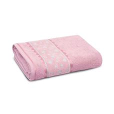 TOALHA BANHO 68X135CM CHARME ROSA NEVE