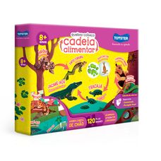 Quebra-Cabeça 120 Peças Grandão Cadeia Alimentar - Toyster