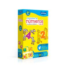 Quebra-Cabeça Educativo Montando os Números 1 ao 20 - Toyster