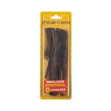 Conjunto de Pentes Tipo Tartaruga Marco Boni – Blister com 6 Unidades