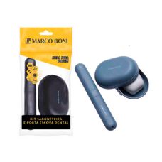 KIT SABONETEIRA E PORTA ESC DENTAL C/ACAB FOSCO