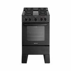 FOGAO GAS 4 BOCAS MILAO GLASS PRETO