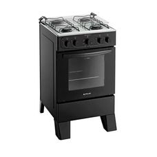 FOGAO GAS 4 BOCAS MILAO PLUS PRETO
