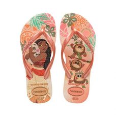 Chinelo Havaianas Kids Slim Princess Rosa Clay 29/30