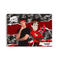Caderno Espiral Cartografia Capa Dura Enaldinho 80 Folhas - Jandaia - Capas Sortidas