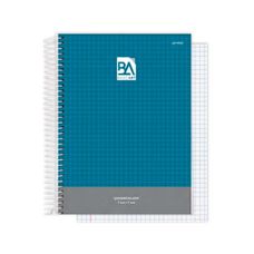 Caderno Universitário C/D 1 Matéria 80F Quad Basic Art - Jandaia - Capas Sortidas