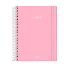 Caderno Univ C/D 10 Matérias 160F Stilo Verde Pastel - Jandaia - Capas Sortidas