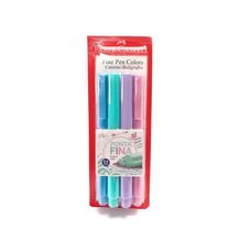 CANETA FINE PEN COLOR TONS PASTEL C/4 FPB/TPZF