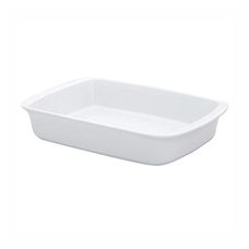 Travessa Refratária Retangular Oxford Tango Grande Branca – 3,25L