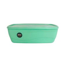 Pote Retangular Peg 5L Lilás Pastel Com Tampa Transparente - Arca Plast
