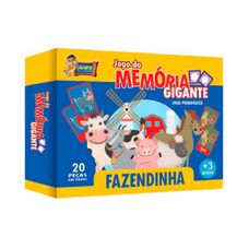 Jogo da Memória 20 Peças Gigante Fazendinha - Uriarte