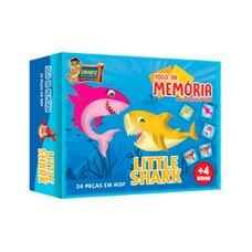 Jogo da Memória 24 Peças Little Shark - Uriarte