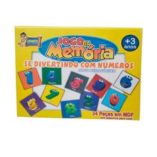 Jogo da Memória 24 Peças Se Divertindo com Números - Uriarte