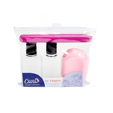 KIT VIAGEM C/4 PCS PINK