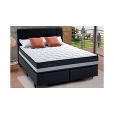 Cama Box Herval Queen Molas Maxspring One Idea Black 158x198