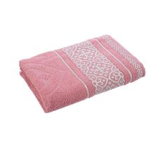 TOALHA ROSTO 50X70 VELVET ROSA CHA