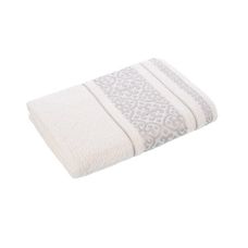 TOALHA ROSTO 50X70 VELVET PEROLA