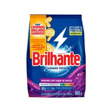 DETERGENTE PO BRILHANTE CUIDADO TOTAL SACHE 800GR