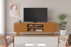 Rack com Painel para TV de até 70 Polegadas Trunfo – JCM Movelaria