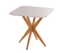 MESA JANTAR 90X90 C/VID SIMPATIA CANDIAN CC CIN/OF