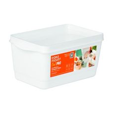 POTE CHEF PRO RETANGULAR 4.950ML BRANCO 4428