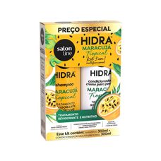 Kit Salon Line Hidra Maracujá Tropical – Shampoo + Condicionador 300ml