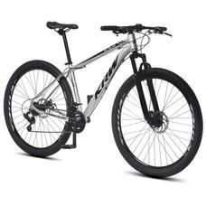 Bicicleta Aro 29 TK3 Track Black 29 Mountain Bike Prata