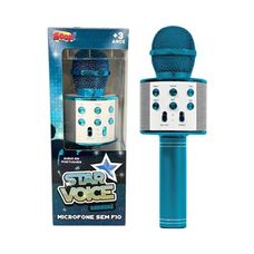 BRINQUEDO MICROFONE BLUETOOTH AZUL ZP00995