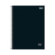 Caderno Espiral Universitário Capa Dura 20x1 Zip Preto 320 Folhas - Tilibra