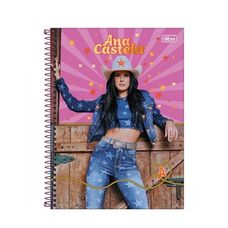 Caderno Espiral Universitário Capa Dura 10x1 Ana Castela 160 Folhas - Tilibra - Capas Sortidas