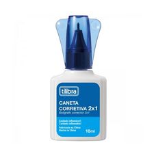 Caneta Corretiva 2x1 18ml - Tilibra