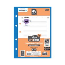 CADERNO 175X242MM 80F FLEX UNIFLEX BASIC