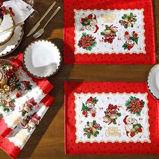 Lugar Americano 45x31cm Athenas Natal 111 - Dohler
