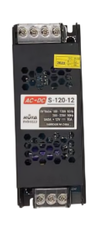 FONTE CHAVEADA 12V 10A CAPA PRETA