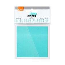 BLOCO SMART NOTES 76X76MM TURQUESA BEACH 50 FLS - BRW
