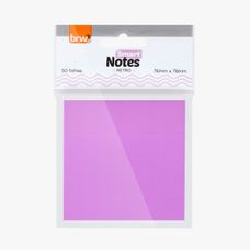 Bloco Adesivo BRW Smart Notes 76x76mm – Rosa Clichê Retrô